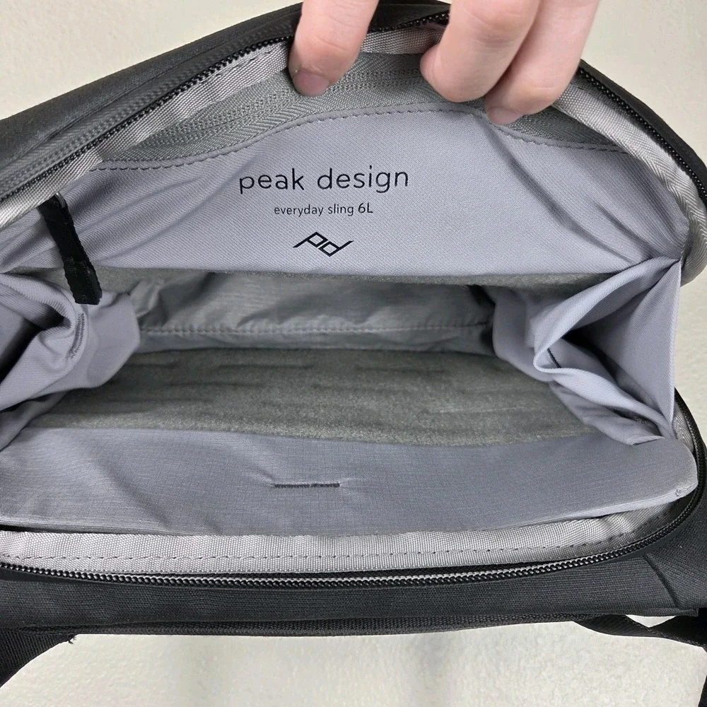 Peak Design Everyday Sling 6L V2 Black Camera Bag Crossbody Travel EDC Bag